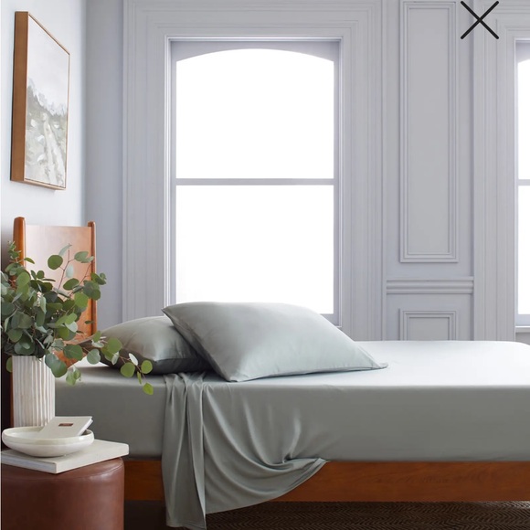 Quince Eucalyptus Twin Sheet Set - Picture 1 of 6